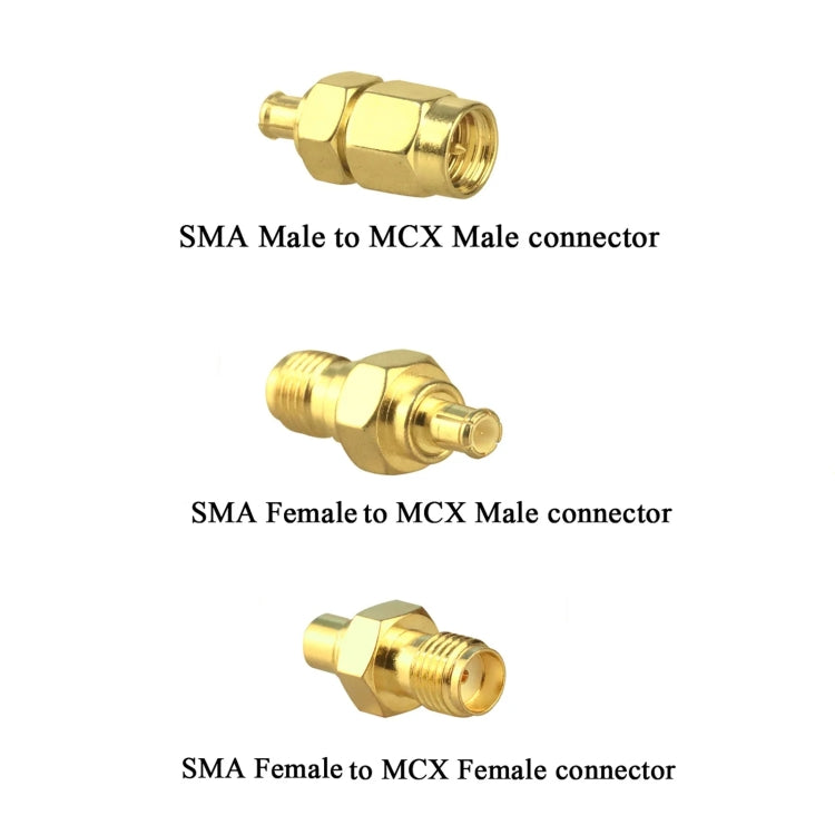 High Frequency Coaxial Connector Antenna Rotating Joint, SMA Male To MCX Male, SMA Female To MCX Male, SMA Female To MCX Female