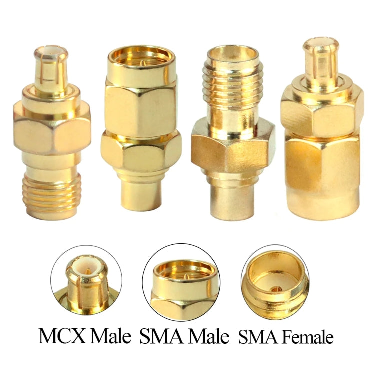 High Frequency Coaxial Connector Antenna Rotating Joint, SMA Male To MCX Male, SMA Female To MCX Male, SMA Female To MCX Female