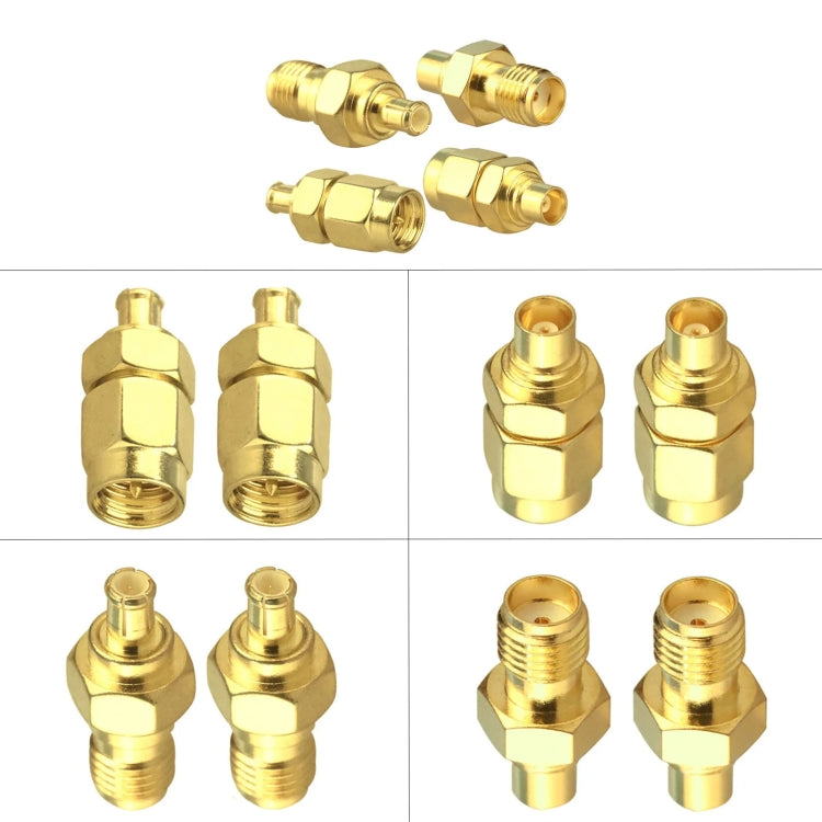 High Frequency Coaxial Connector Antenna Rotating Joint, SMA Male To MCX Male, SMA Female To MCX Male, SMA Female To MCX Female