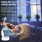 CF-009 USB Touch Spray Humidification Air Conditioning Fan Desktop Office Air Cooler, CF-009