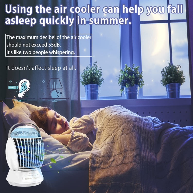 CF-009 USB Touch Spray Humidification Air Conditioning Fan Desktop Office Air Cooler, CF-009