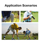 WOW WOW Golf Clubs Anti-Slip Rubber Grips Pole Protective Cover, Red No Cotton Yarn, Gray No Cotton Yarn, Green No Cotton Yarn, Red Half Cotton Yarn, Gray Half Cotton Yarn, Dark Blue Half Cotton Yarn