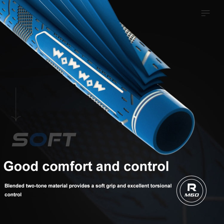 WOW WOW Golf Clubs Anti-Slip Rubber Grips Pole Protective Cover, Red No Cotton Yarn, Gray No Cotton Yarn, Green No Cotton Yarn, Red Half Cotton Yarn, Gray Half Cotton Yarn, Dark Blue Half Cotton Yarn
