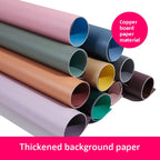 2pcs 40cm Double-Sided Background Board + 7pcs Backdrop Paper Photography Props Set, Set 1, Set 2, Set 3, Set 4