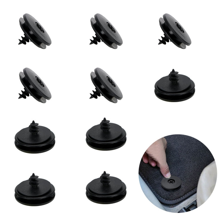 10pcs Double-layer Foot Pad Plastic Fixing Buckle, 10pcs Buckle