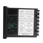 SINOTIMER MC701 Universal Input Short Case PID Intelligent Temperature Controller Meter Heating Cooling Relay SSR Solid State Output, MC701