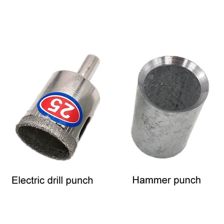 25mm Car Floor Mat Special Electric Drill Punch Accessories, 2sets