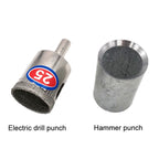 25mm Car Floor Mat Special Electric Drill Punch Accessories, 2sets