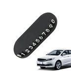 3D Temporary License Plate Removal Ornaments Anti-slip Base