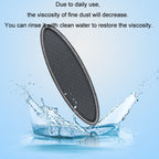 Car Center Console Ornaments Oval Anti-slip Mat, Without Diamond, With Diamond