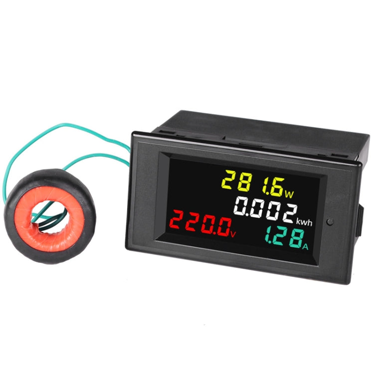 SINOTIMER SPM002 Liquid Crystals AC Digital Voltage And Current Meter Power Monitor, AC80-300V 100A, AC200-450V 100A
