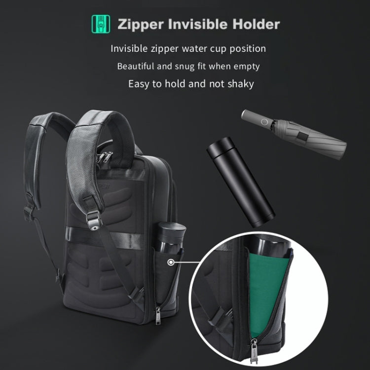 Bopai Large-Capacity Waterproof Business Laptop Backpack With USB+Type-C Port, 61-16311, 61-16311A