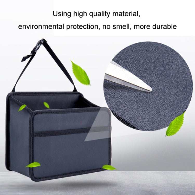 Car Hanging Garbage Bag Multifunctional Folding Storage Box, H611 Woven Pattern, H612 Crocodile Pattern, H613 Litchi Pattern, H615 Oxford Cloth