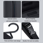 Car Seat Side Storage Hanging Bag Tissue Box, H320 Litchi Pattern, H321 Carbon Fiber Pattern