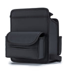 Car Seat Storage Mesh Pocket Hanging Storage Bag Tissue Box, H9160 Black