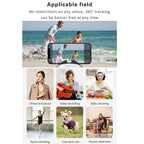 Hishell Rechargeable AI Face Intelligent Follow Shot Gimbal Cell Phone Live Streaming Video Stabilizer