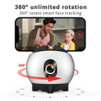 Hishell Rechargeable AI Face Intelligent Follow Shot Gimbal Cell Phone Live Streaming Video Stabilizer