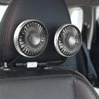Car Double-head Hose Seat Fan with Light, F310
