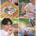 Outdoor Lightweight Folding Tableware Foldable Bowl Cup, Bowl, Cup, Dish, Coffee Drip Filter