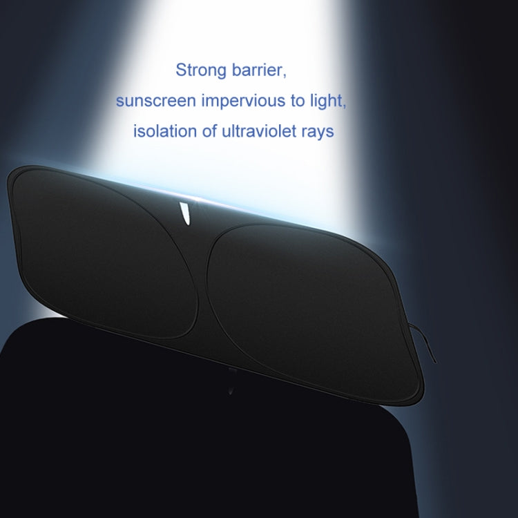 Car Front Windshield Heat Insulation Sun Protection Visor, Front Block 145x80cm, Large Front Baffle + 2 Side Baffles, Large Front Baffle + 4 Side Baffles, Large Front Baffle+4 Side Baffles+1 Rear Baffle, Large Front Baffles + 2 Inclined Blocks         ...