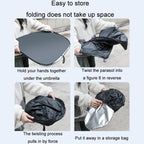 Car Front Windshield Heat Insulation Sun Protection Visor, Front Block 145x80cm, Large Front Baffle + 2 Side Baffles, Large Front Baffle + 4 Side Baffles, Large Front Baffle+4 Side Baffles+1 Rear Baffle, Large Front Baffles + 2 Inclined Blocks         ...