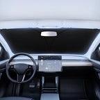 Car Front Windshield Heat Insulation Sun Protection Visor, Front Block 145x80cm, Large Front Baffle + 2 Side Baffles, Large Front Baffle + 4 Side Baffles, Large Front Baffle+4 Side Baffles+1 Rear Baffle, Large Front Baffles + 2 Inclined Blocks         ...