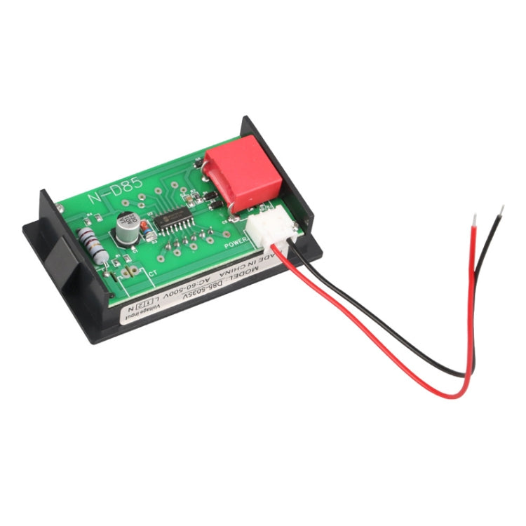 SINOTIMER D85-5035V Small Panel Single Phase AC Digital Voltmeter Monitoring Meter, D85-5035V