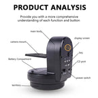Desiontal YT-800 Cell Phone Camera Remote Control Gimbal 360 Rotation Panoramic Shooting Stabilizer