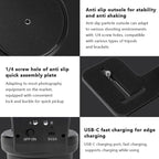 Desiontal YT-800 Cell Phone Camera Remote Control Gimbal 360 Rotation Panoramic Shooting Stabilizer