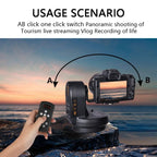 Desiontal YT-800 Cell Phone Camera Remote Control Gimbal 360 Rotation Panoramic Shooting Stabilizer