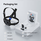 TELESIN S2-CGP-01 Quick-Release Vest Chest Strap Sports Camera Accessories, S2-CGP-01
