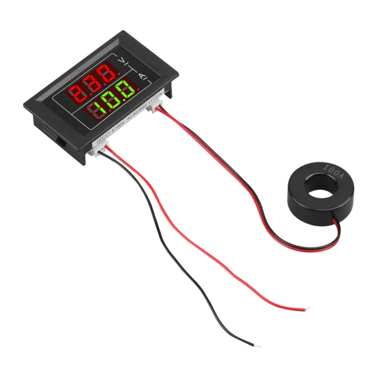 SINOTIMER D85-5035VA Compact Dual-Display Single-Phase AC Digital Voltage And Current Meter, D85-5035VA