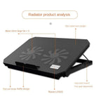 NUOXI S200C Laptop Silent Radiator Multi-level Adjustable Metal Bracket Base