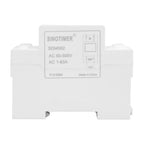 SINOTIMER SDM002 Household DIN Rail Single-Phase AC Dual Display Voltage And Current Meter, 63A Build-In Intestinal Sensor, 100A External Intestinal Sensor