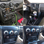 Car Audio Modified Multi-purpose Storage Box Cup Holder, Double-layer Box, Single-layer Box