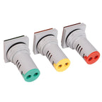 SINOTIMER ST17V AC Voltage Signal Indicator 22mm Square LED Digital Display Voltage Head AC 60-500V, ST17V