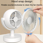 Desktop Air Circulation Fan Household Office Compact Mute Electrical Fan, USB Plug In, Battery Model