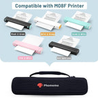 Phomemo Portable Storage Bag For M08F / P831 Printer, Bag Black, Bag Gray