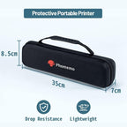 Phomemo Portable Storage Bag For M08F / P831 Printer, Bag Black, Bag Gray