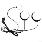 HD Noise-Proof Helmet Intercom Headset Microphone, 10 Pin Plug