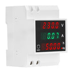 SINOTIMER SDM007 Din Rail AC Voltage Current Totalized Time Frequency Digital Display Meter, SDM007
