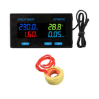 SINOTIMER SPM005 AC Digital Display Voltage Current Power Electricity Multifunctional Monitoring Meter, 20A, 100A, 200A