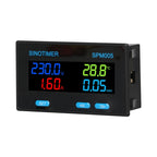 SINOTIMER SPM005 AC Digital Display Voltage Current Power Electricity Multifunctional Monitoring Meter, 20A, 100A, 200A