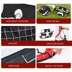 2 In 1 Pop Up Goal Football Training Goal Portable Football Cage For Indoor And Outdoor Use