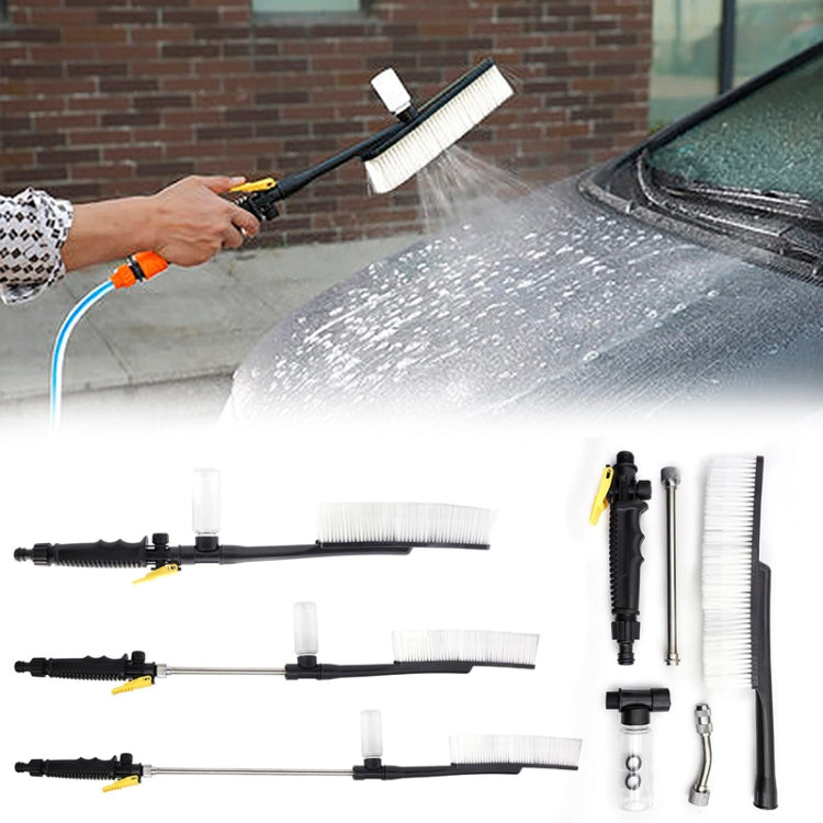 High Pressure Car Wash Nozzle Soft Bristle Long Handle Brush Foam Bottle Tool Set, Set 1, Set 2, Set 3