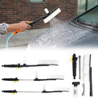 High Pressure Car Wash Nozzle Soft Bristle Long Handle Brush Foam Bottle Tool Set, Set 1, Set 2, Set 3