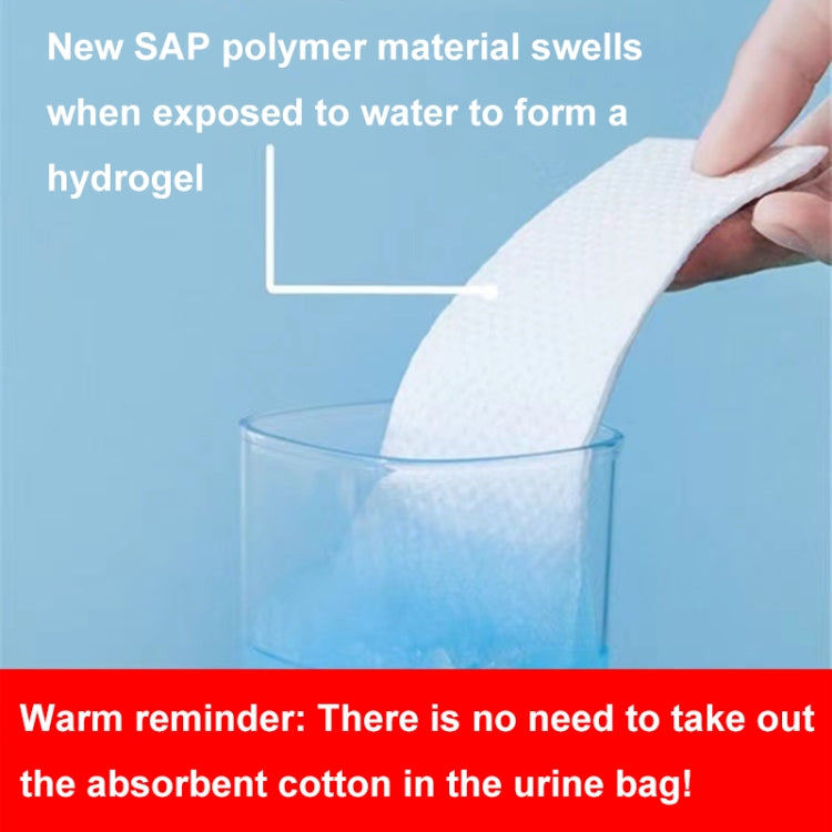 4pcs /Pack Car Disposable Emergency Rapid Coagulation Urine Bag Traffic Jam Pee Bag, 750ml