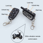 Two-Way Dual Remote Control Vibration Motorcycle Anti-Theft Device, YL-B011