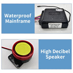 Two-Way Dual Remote Control Vibration Motorcycle Anti-Theft Device, YL-B011