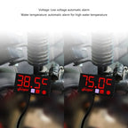 Compact LED Digital Display Time Voltmeter, 3 in 1 Red, 3 in 1 Blue, 3 in 1 White, 3 in 1 Green, 2 in 1 Temperature Red, 2 in 1 Temperature Blue, 2 in 1 Temperature White, 2 in 1 Temperature Green, 2 in 1 Water Temperature Red                          ...